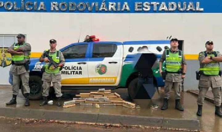 5º BPMRv prende traficante na GO-050 em Chapadão do Céu