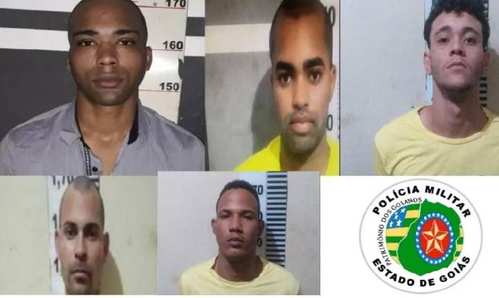 Cinco homens fugiram da Unidade Prisional da cidade de Mineiros, Goiás