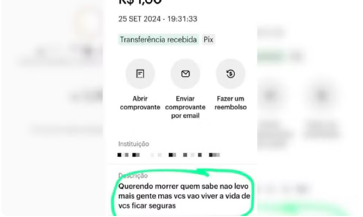 Novas vítimas denunciam professor suspeito de perseguir ex-aluna e ameaçá-la com mensagens via PIX