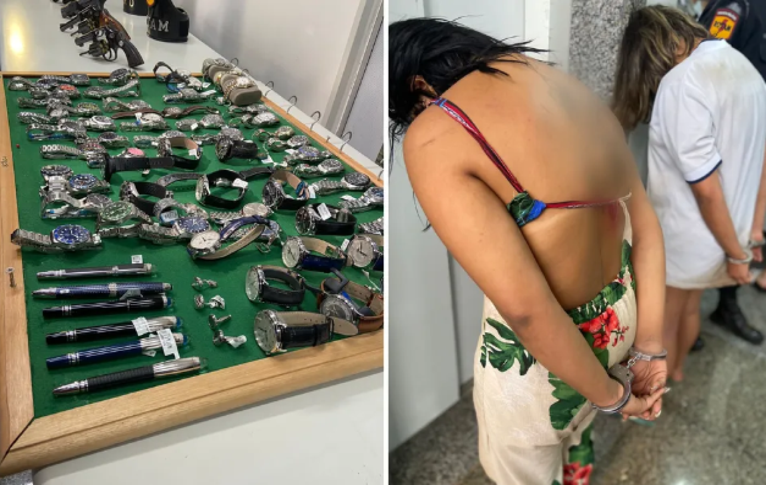 Vídeos mostram mulheres fazendo reconhecimento da loja de relógios de luxo  antes de assalto em shopping de Goiânia - Alvorada FM