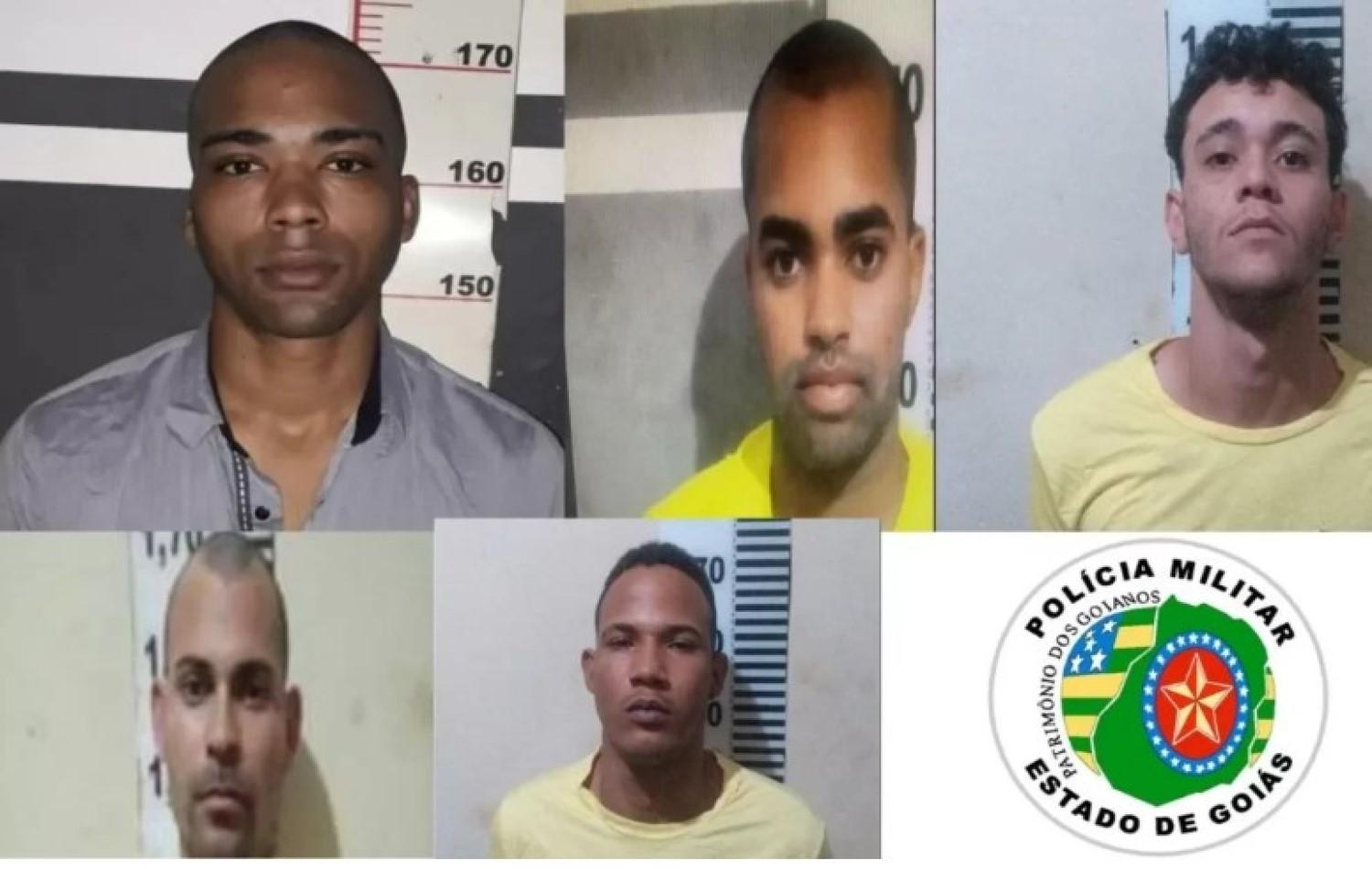 Cinco homens fugiram da Unidade Prisional da cidade de Mineiros, Goiás